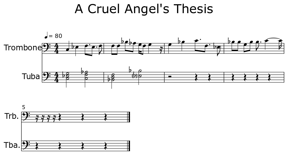 a thesis for music