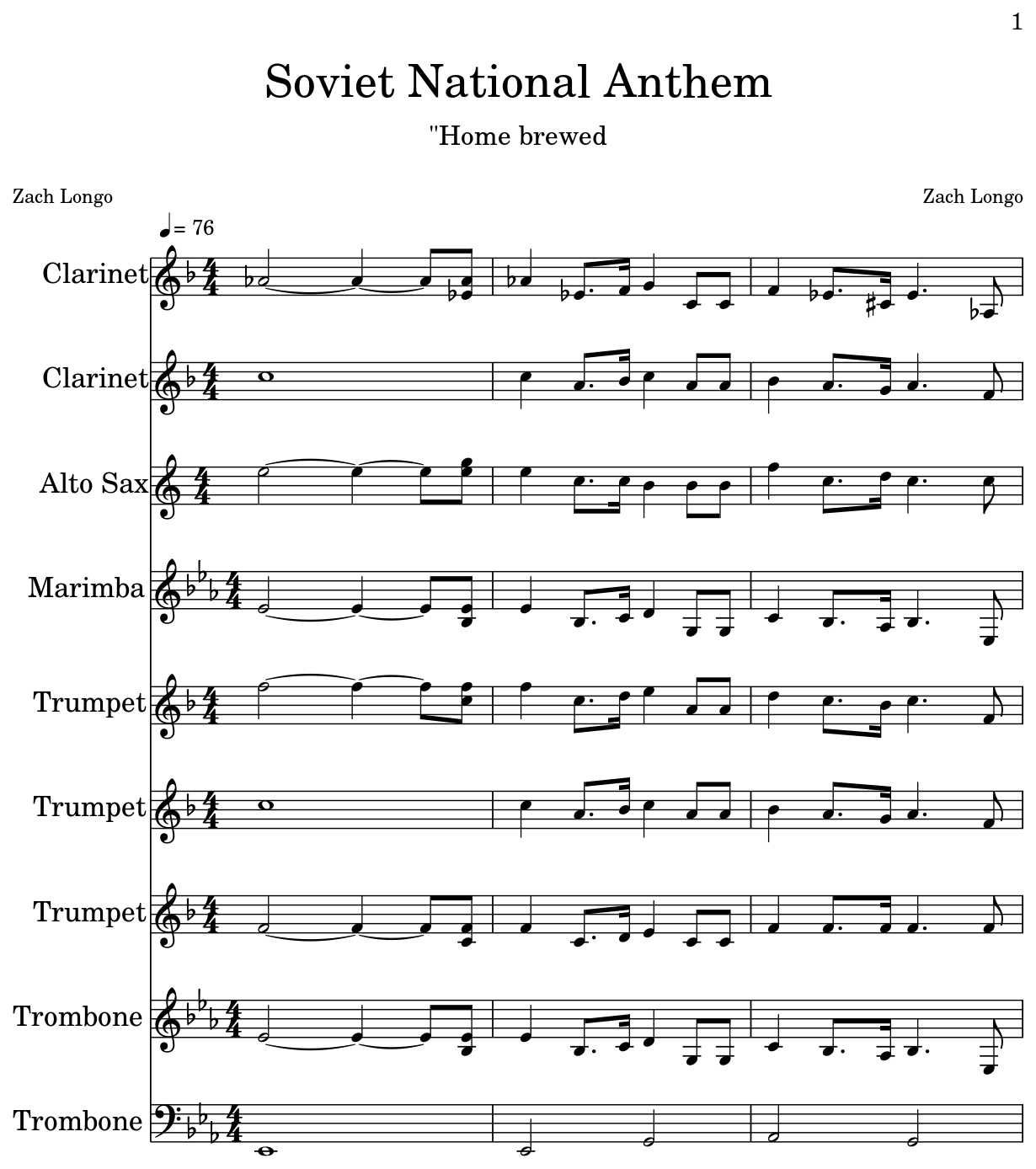 Soviet National Anthem Flat