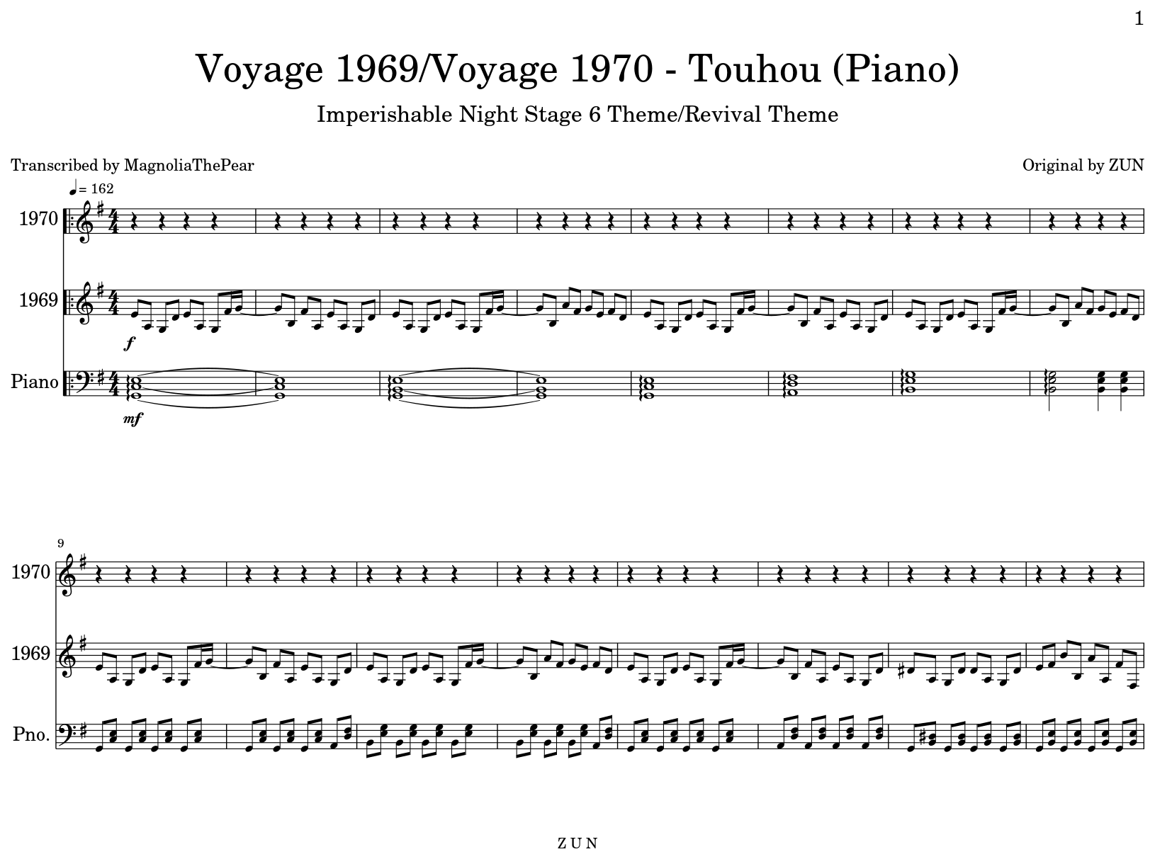 voyage 1969 piano
