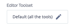 Select a toolset