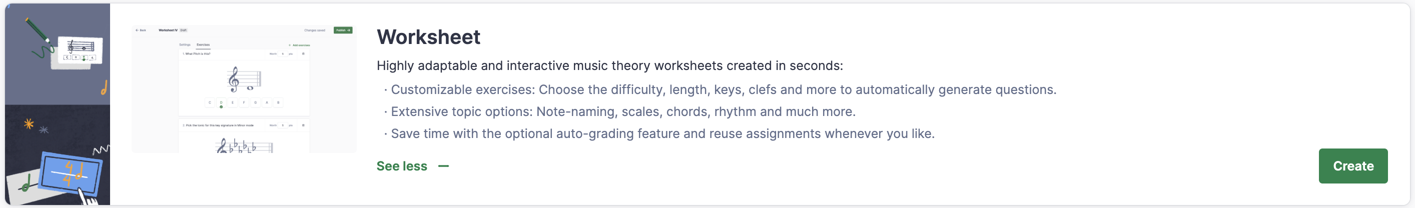Create a worksheet